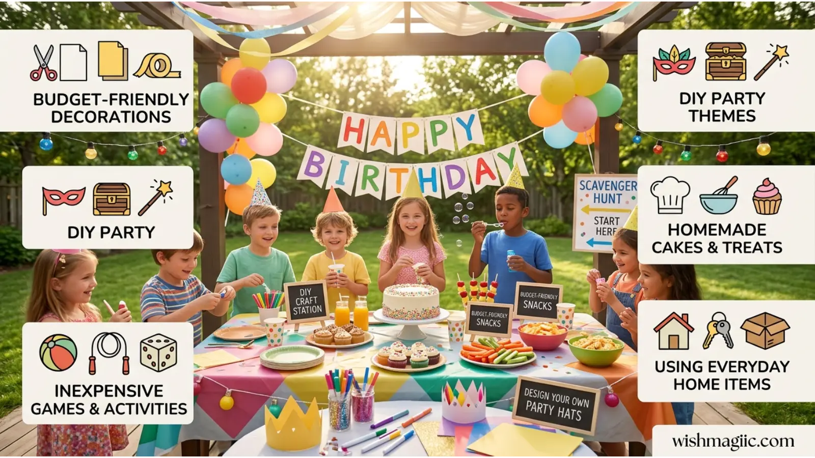 Kids Birthday Party on a Budget Ideas