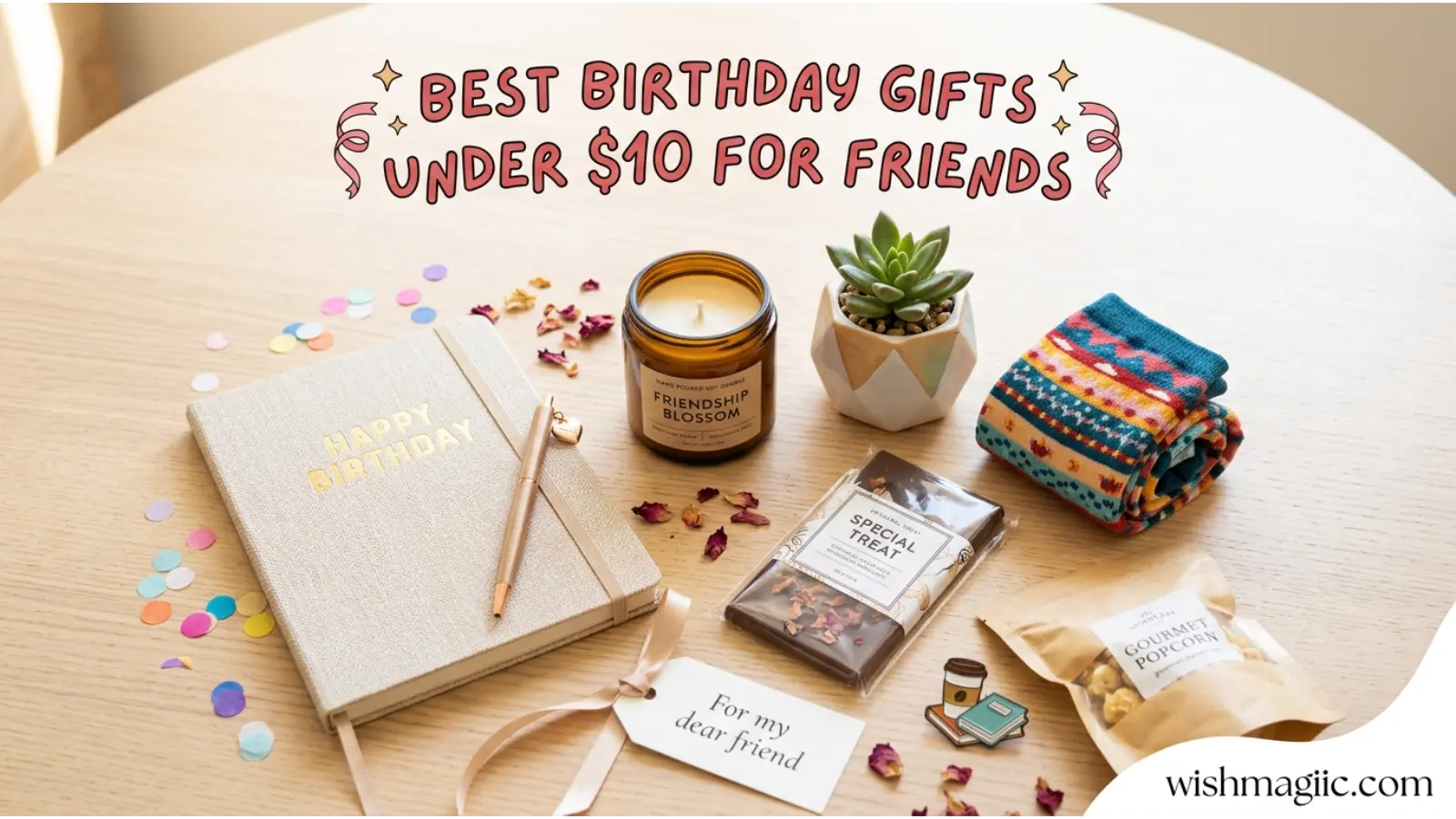 Best Birthday Gifts Under $10 for Friends