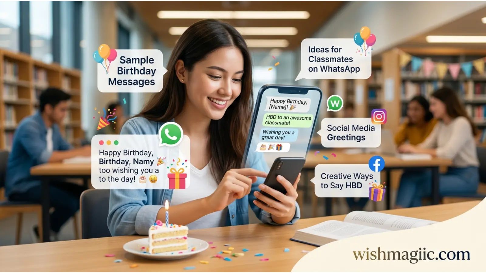 Birthday Messages for Classmate on WhatsApp