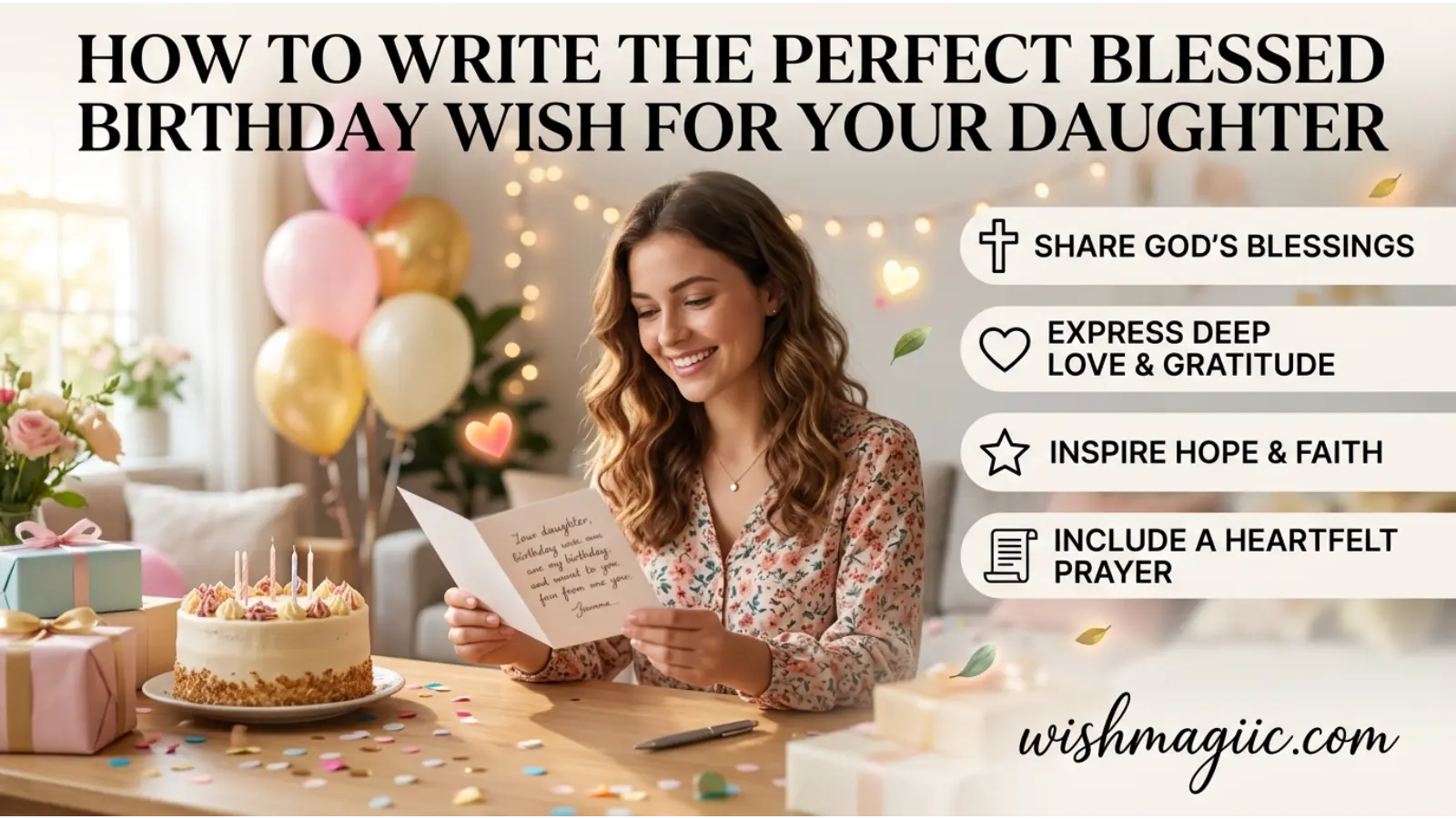 How to Write the Perfect Blessed Birthday Wish for Your Daughter