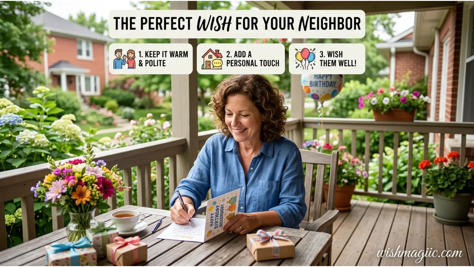 Birthday Wish for Your Neighbor