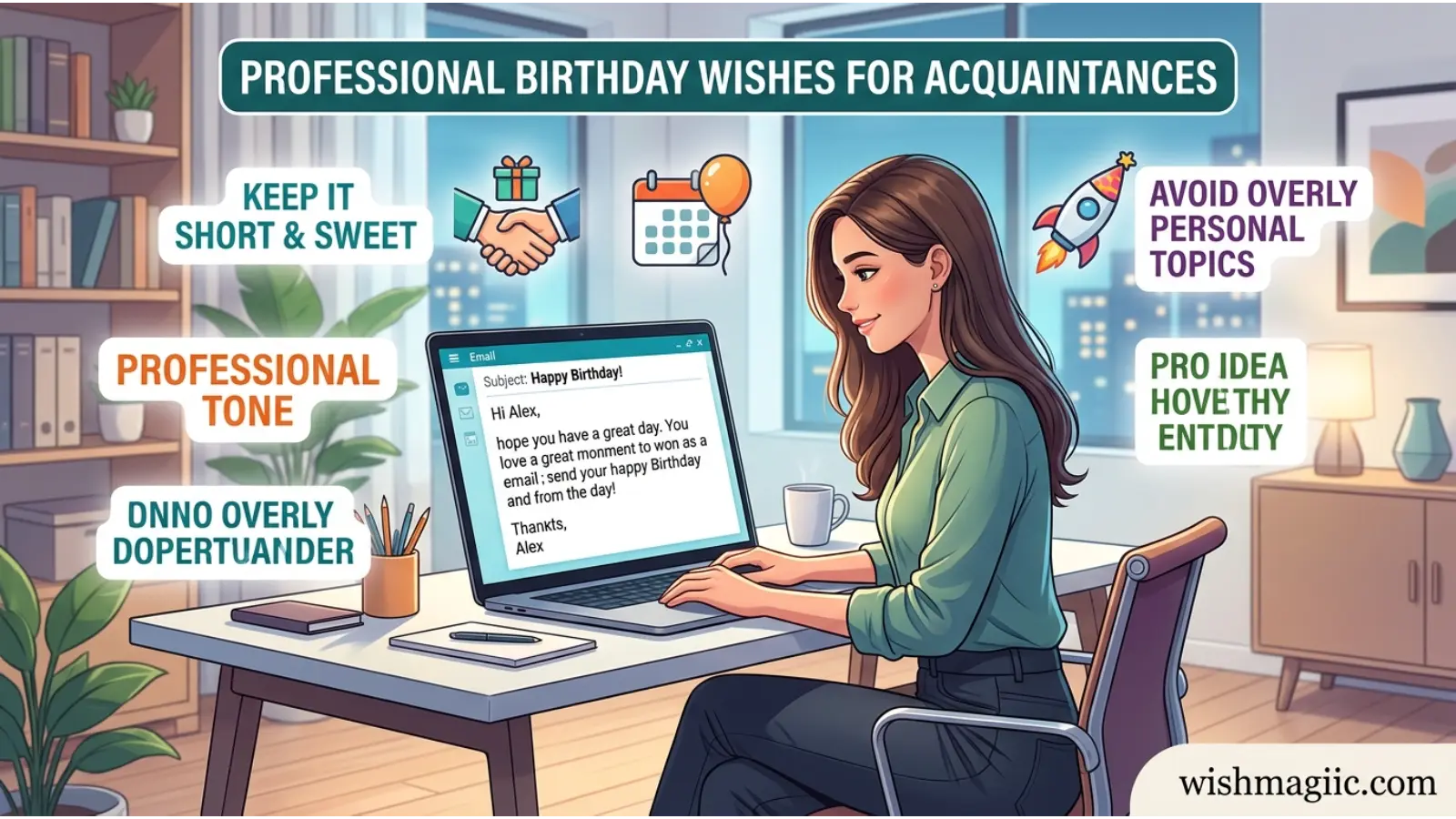 Professional Birthday Wishes for Acquaintances