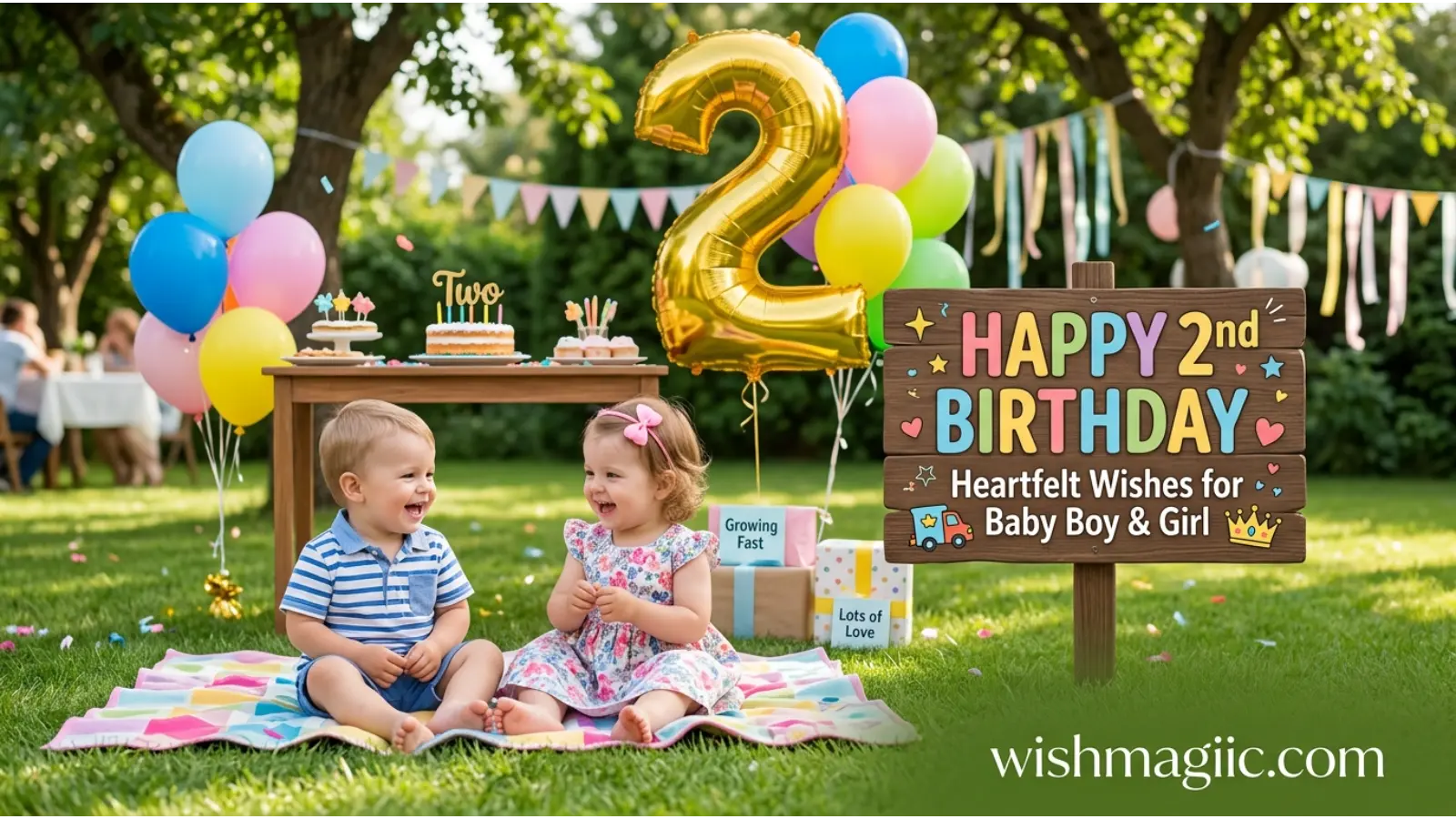 Birthday Wishes for Baby Boy and Girl