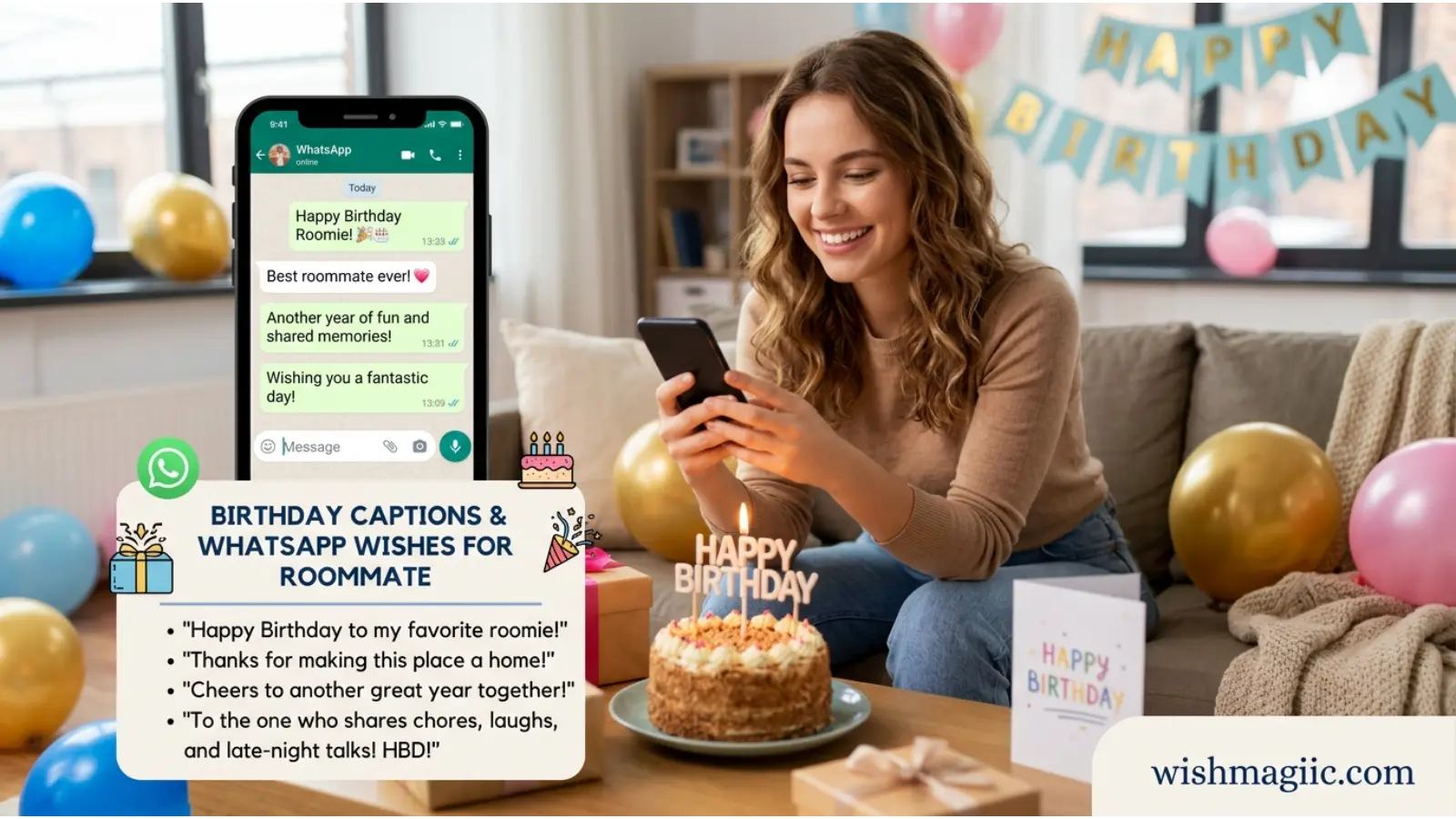 Birthday Captions and WhatsApp