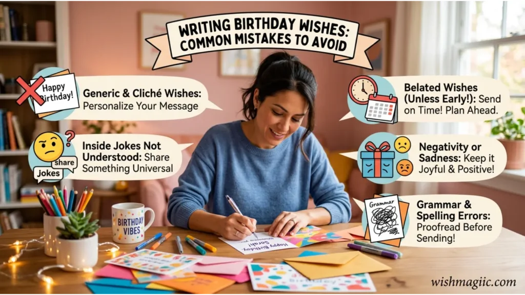 Avoid When Writing Birthday Wishes