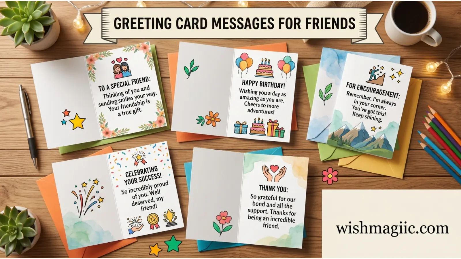 Greeting Card Messages for Friends