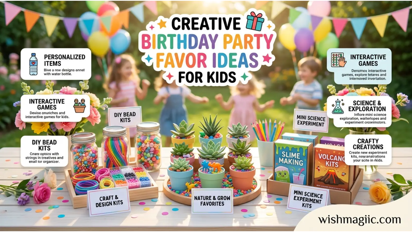 Creative Birthday Party Favors Ideas for Kids