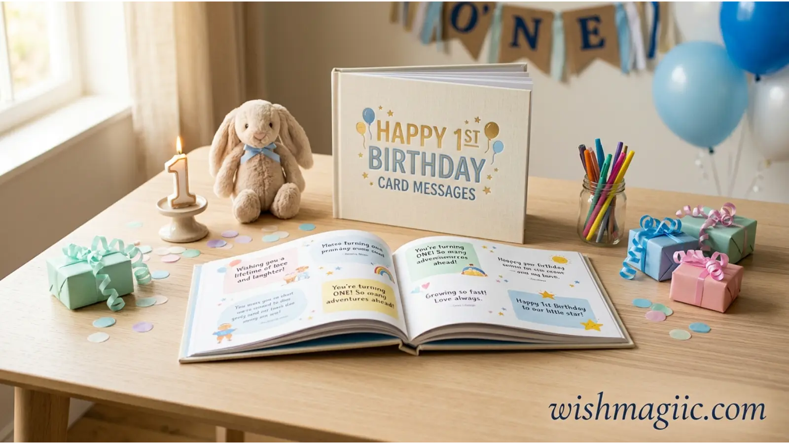 Happy 1st Birthday Card Messages