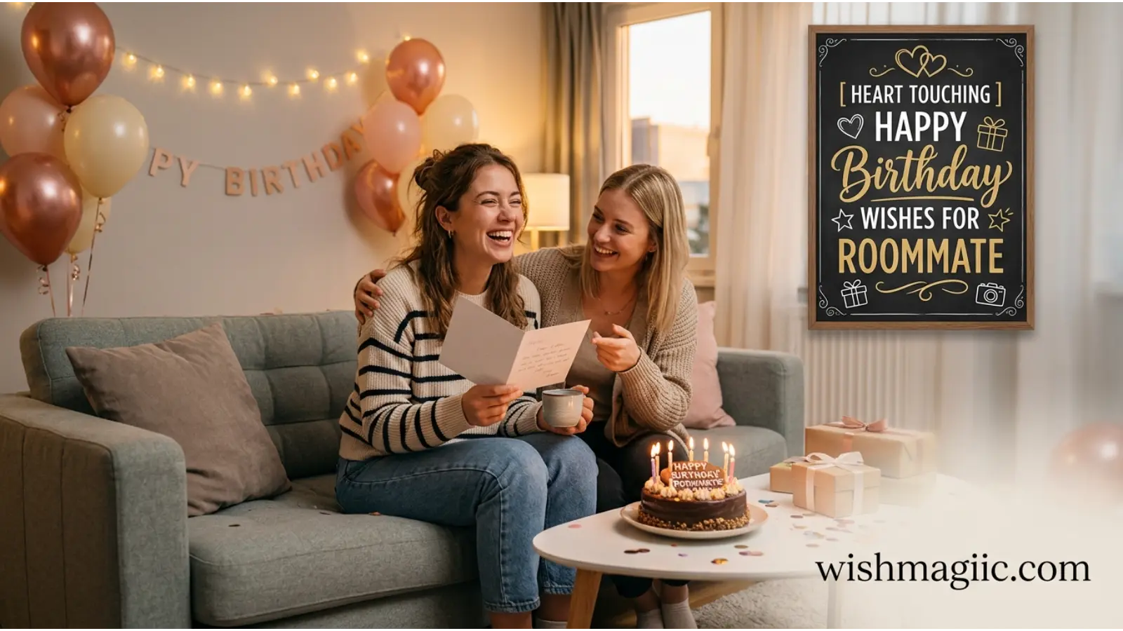 Happy Birthday Wishes for Roommate