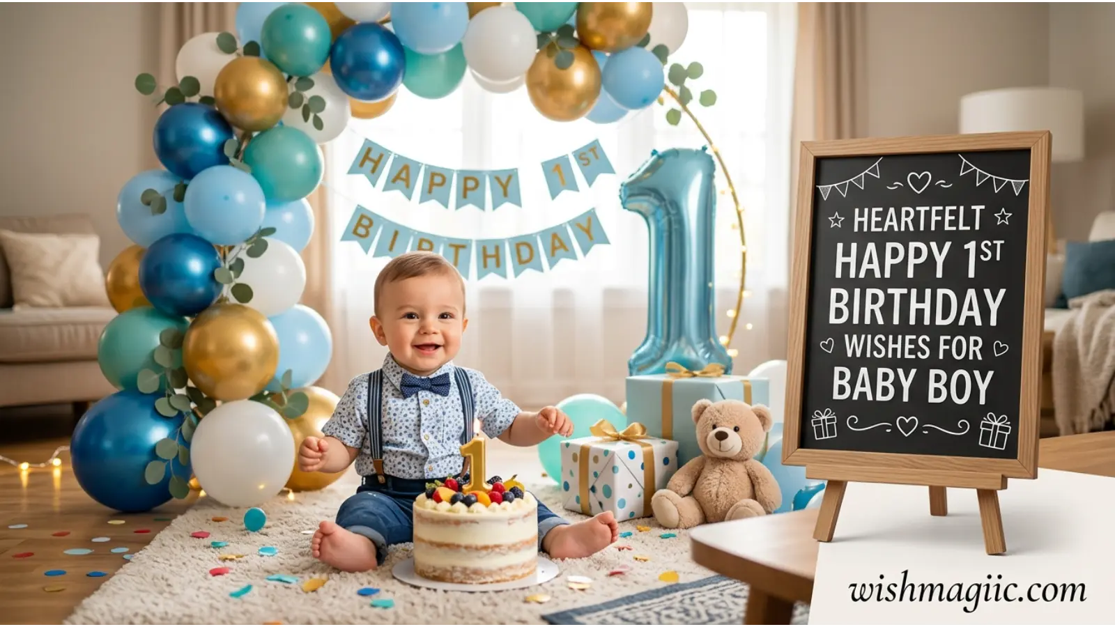 1st Birthday Wishes for Baby Boy