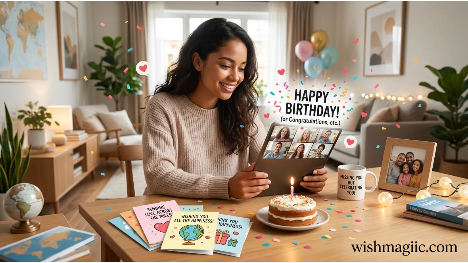 Heartfelt Long Distance Celebration Wishes