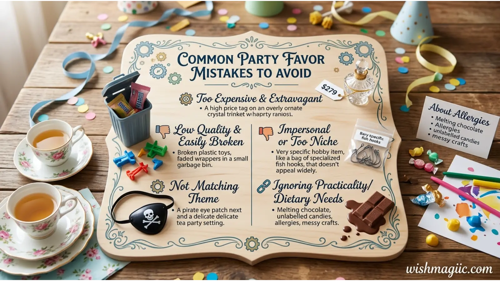 Avoid When Choosing Party Favors