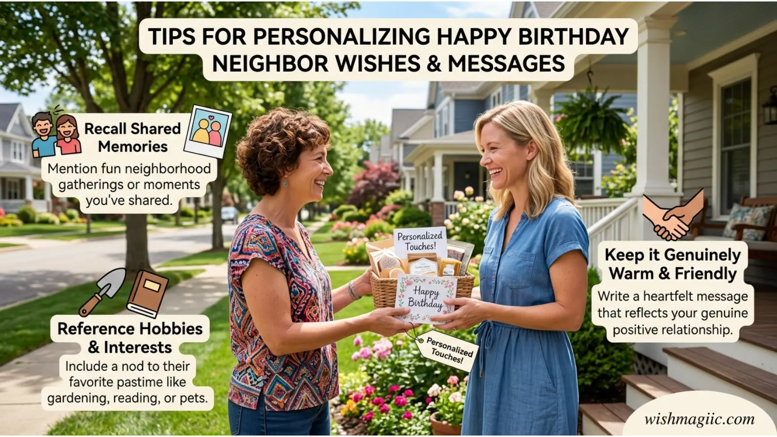 Birthday Neighbor Wishes and Messages