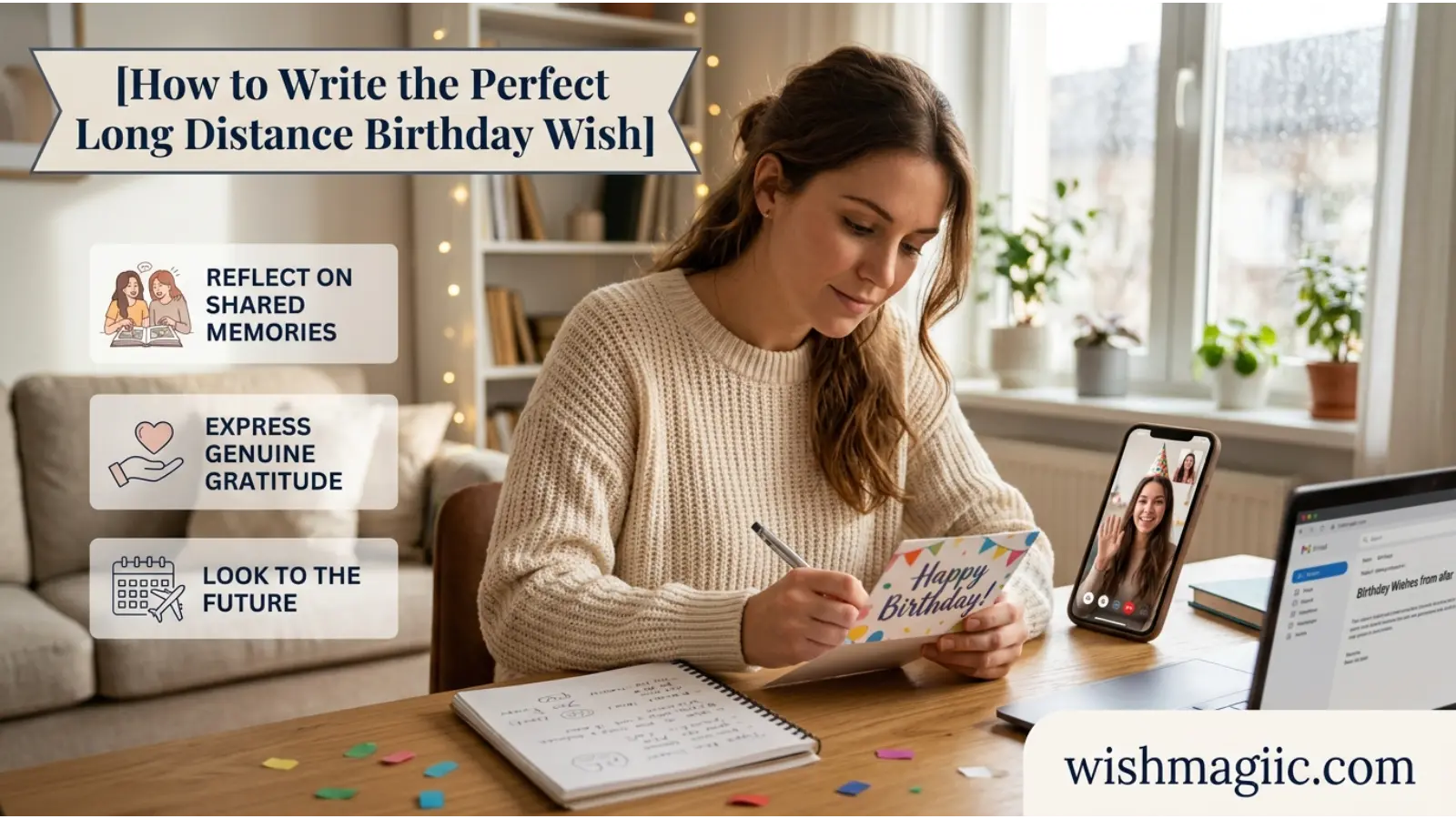 Long Distance Birthday Wish