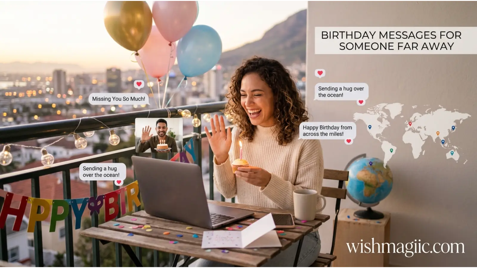 Birthday Messages for Someone Far Away