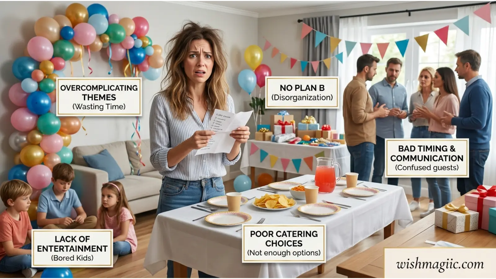 Birthday Party Planning Mistakes
