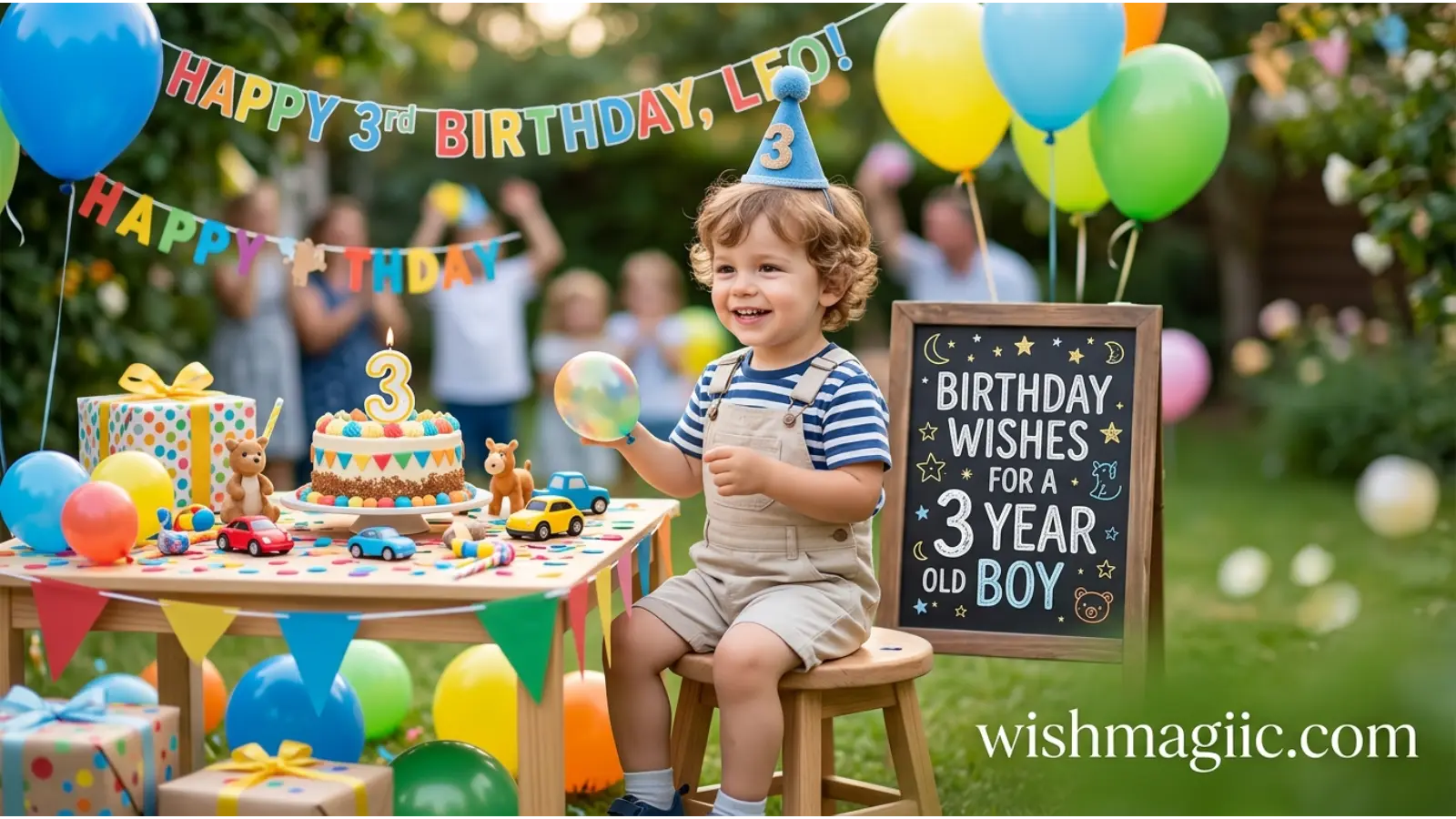 Birthday Wishes for a 3 Year Old Boy