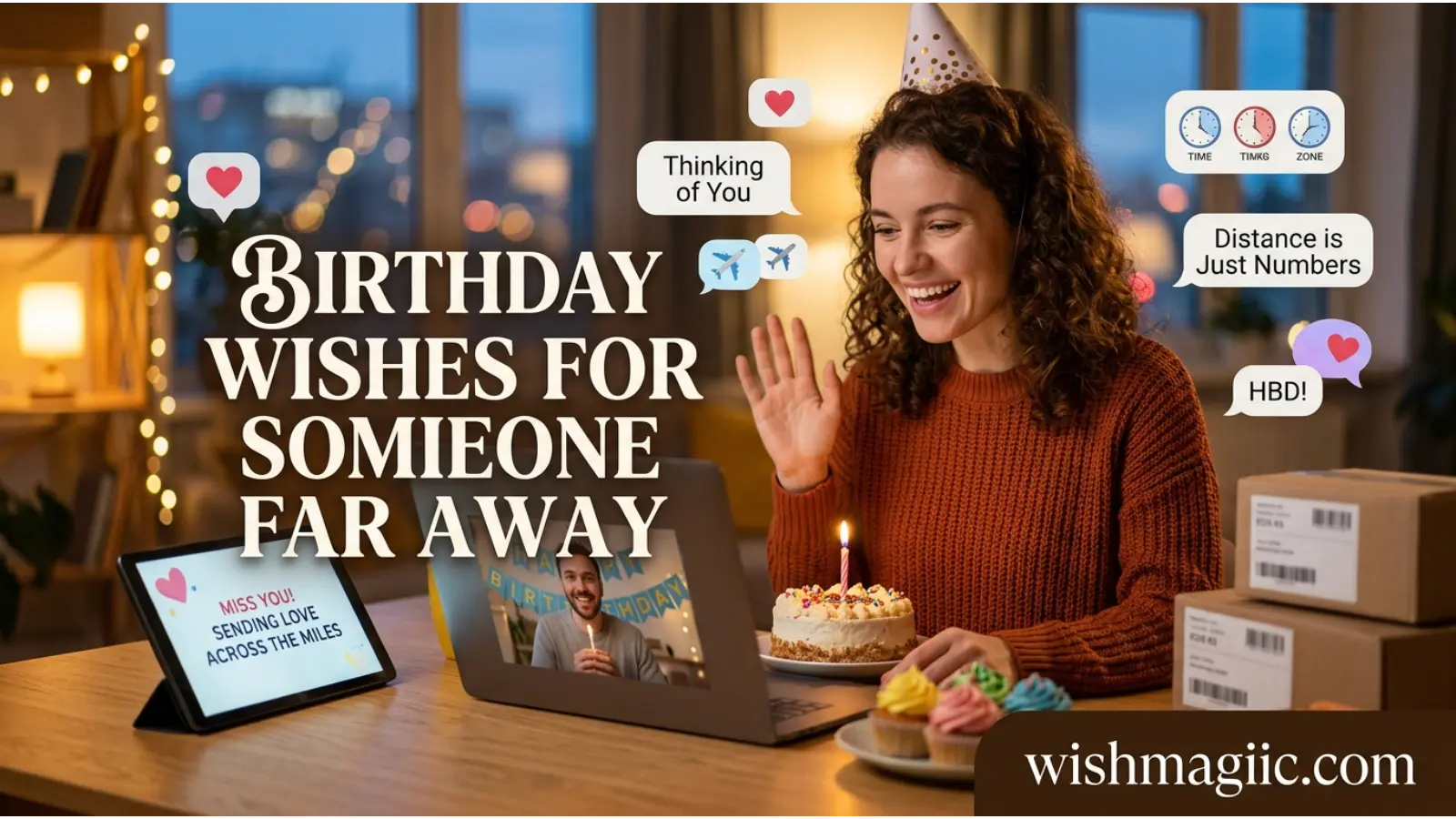 Birthday Wishes for Someone Far Away