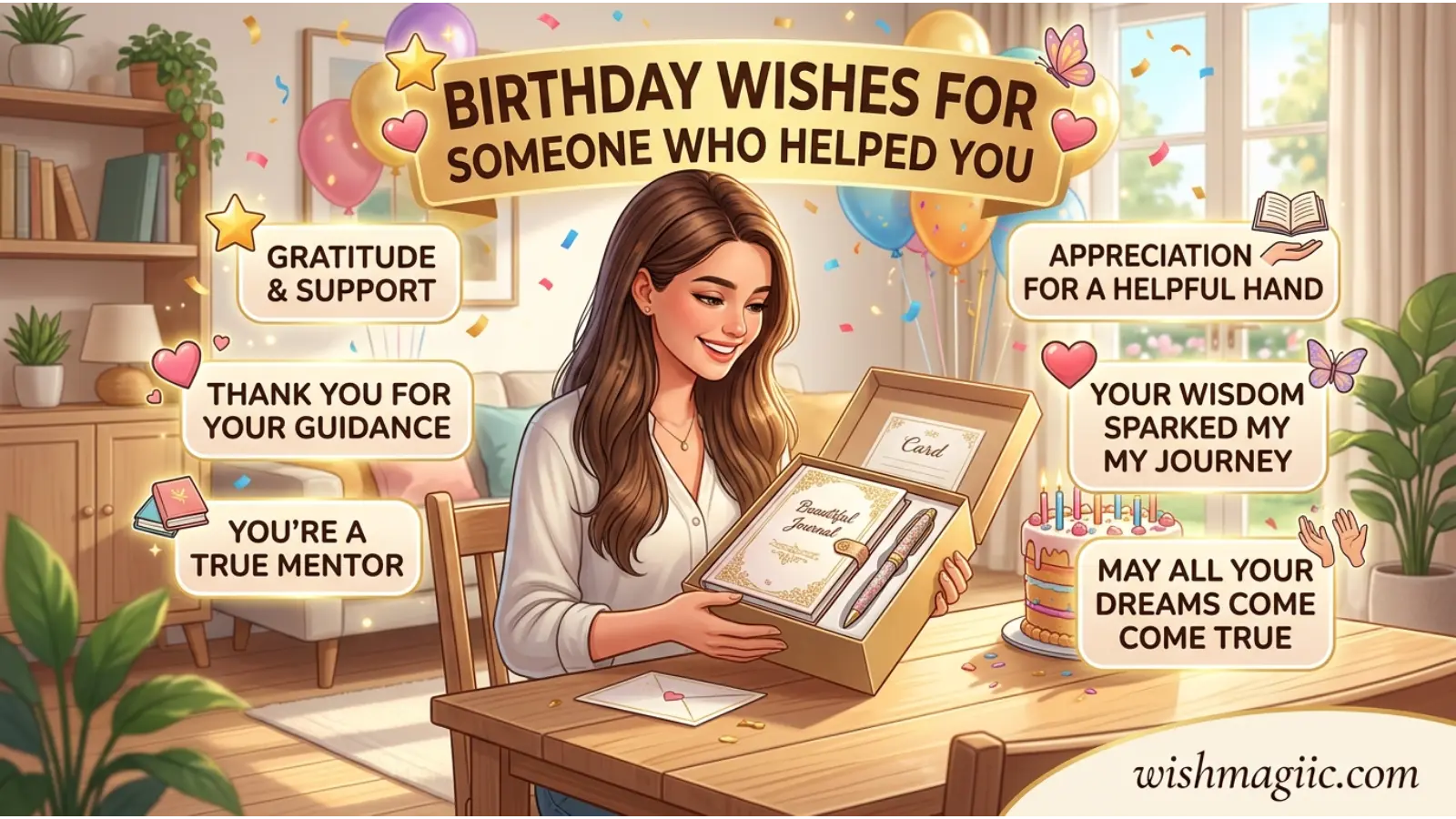 Birthday Wishes for Someone Who Helped You