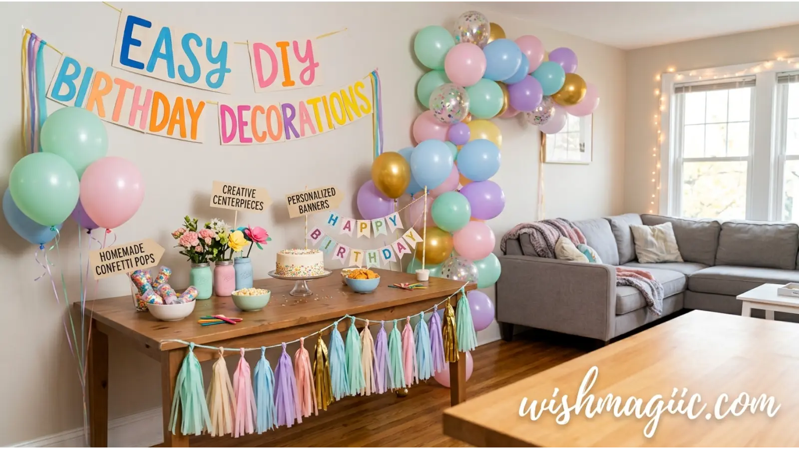 Easy DIY Birthday Decorations