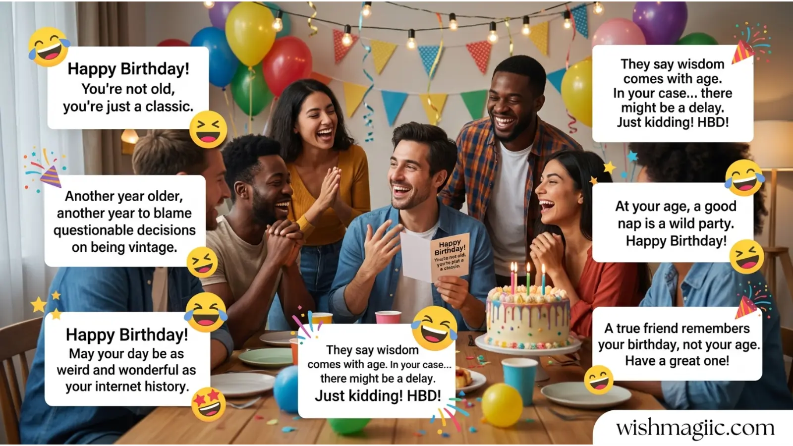 Birthday Wishes to Make Them Laugh