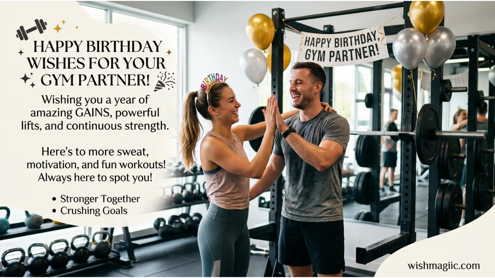 Birthday Wishes for Gym Partner