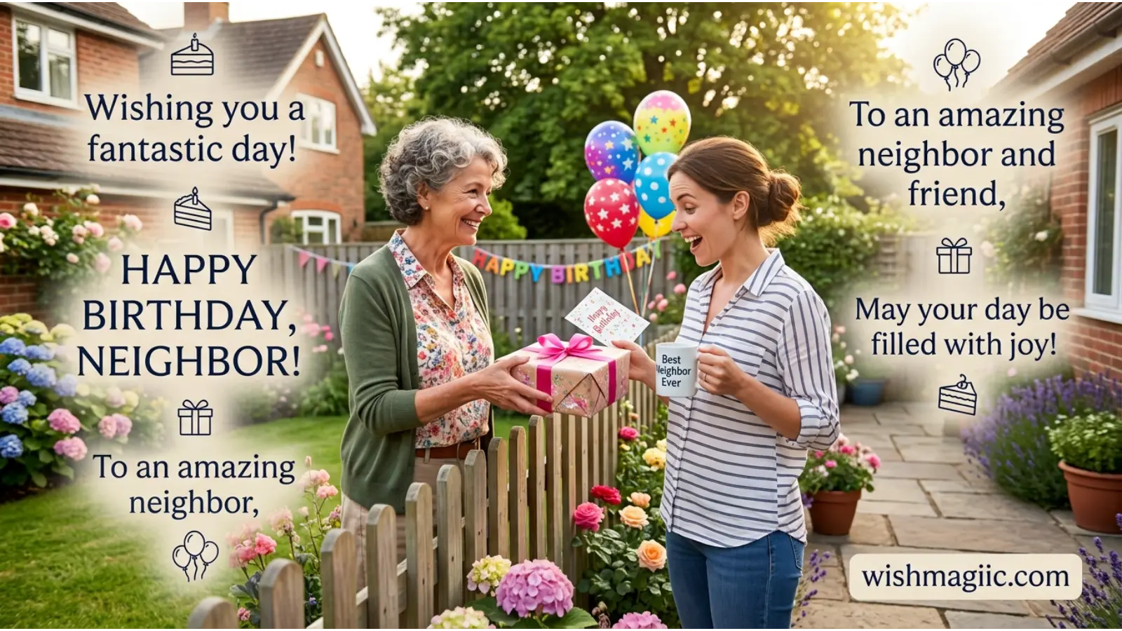 Birthday Neighbor Wishes and Messages