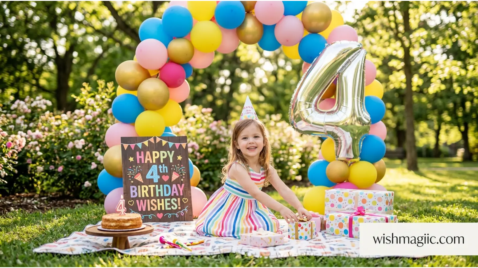 Happy 4th Birthday Wishes