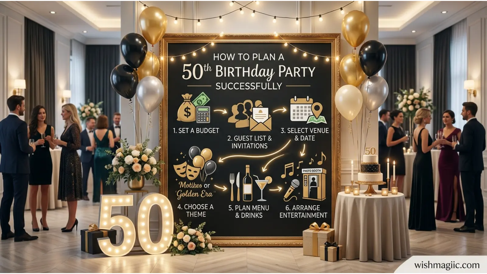 Plan a 50th Birthday Party
