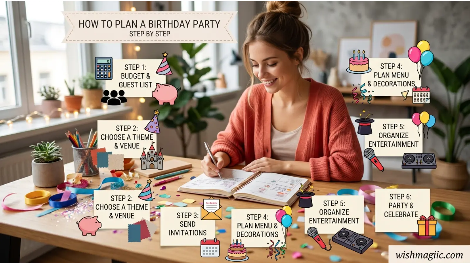 Birthday Party Step by Step