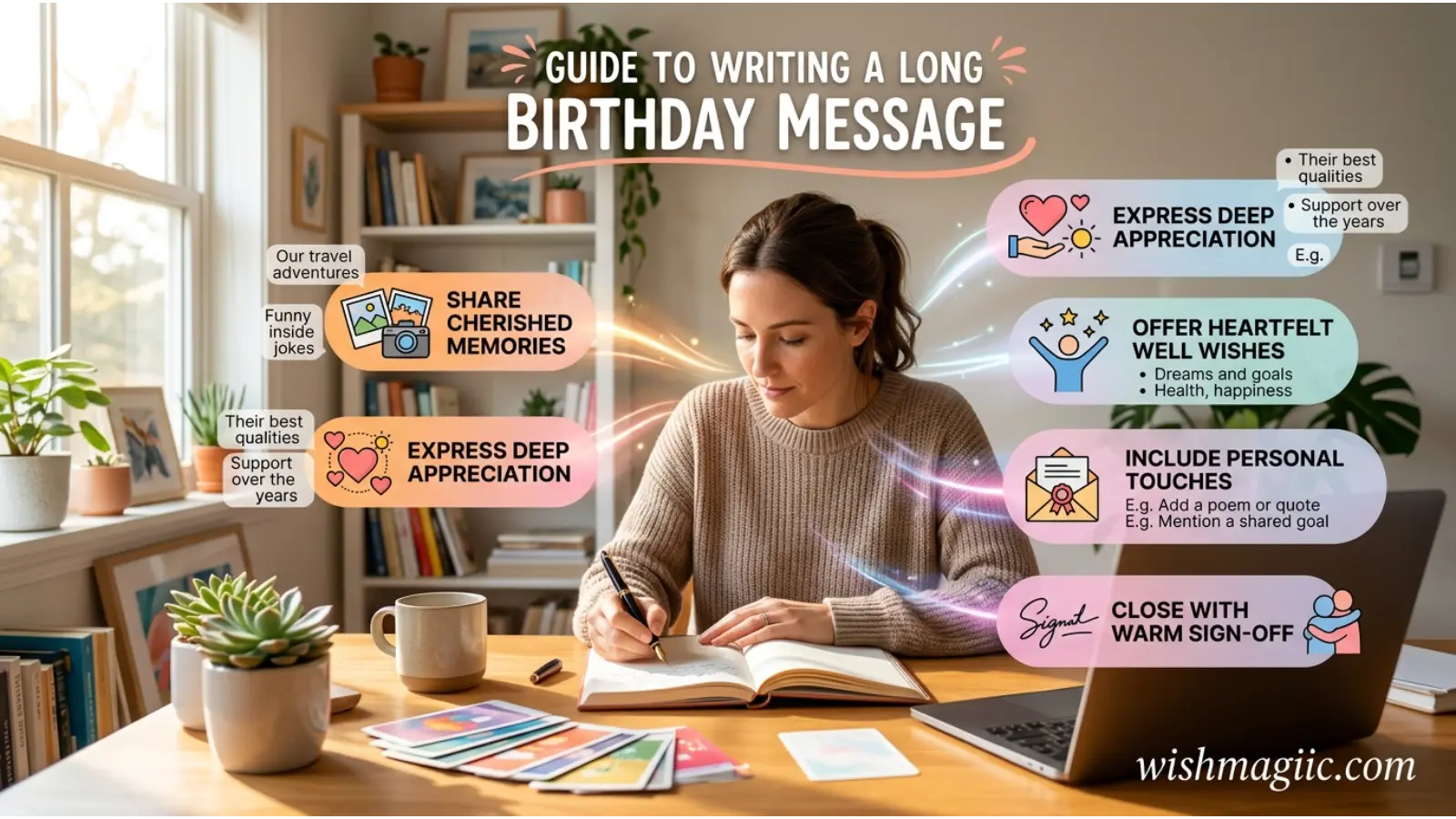How to Write a Long Birthday Message